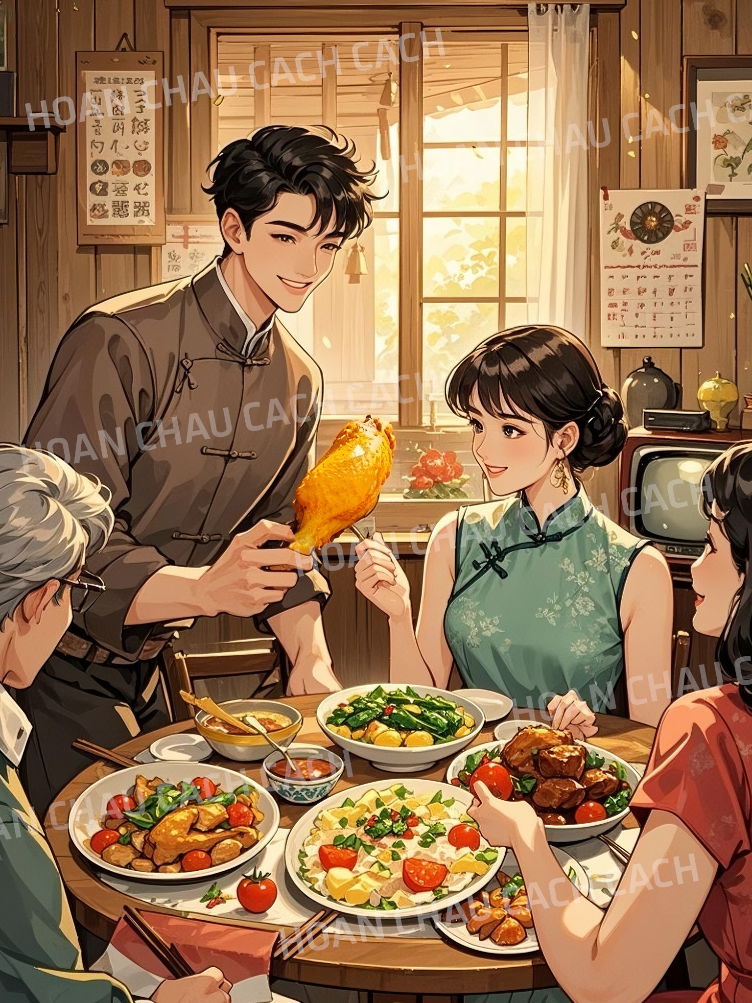 CHIA TAY VÌ MỘT CÁI ĐÙI GÀ