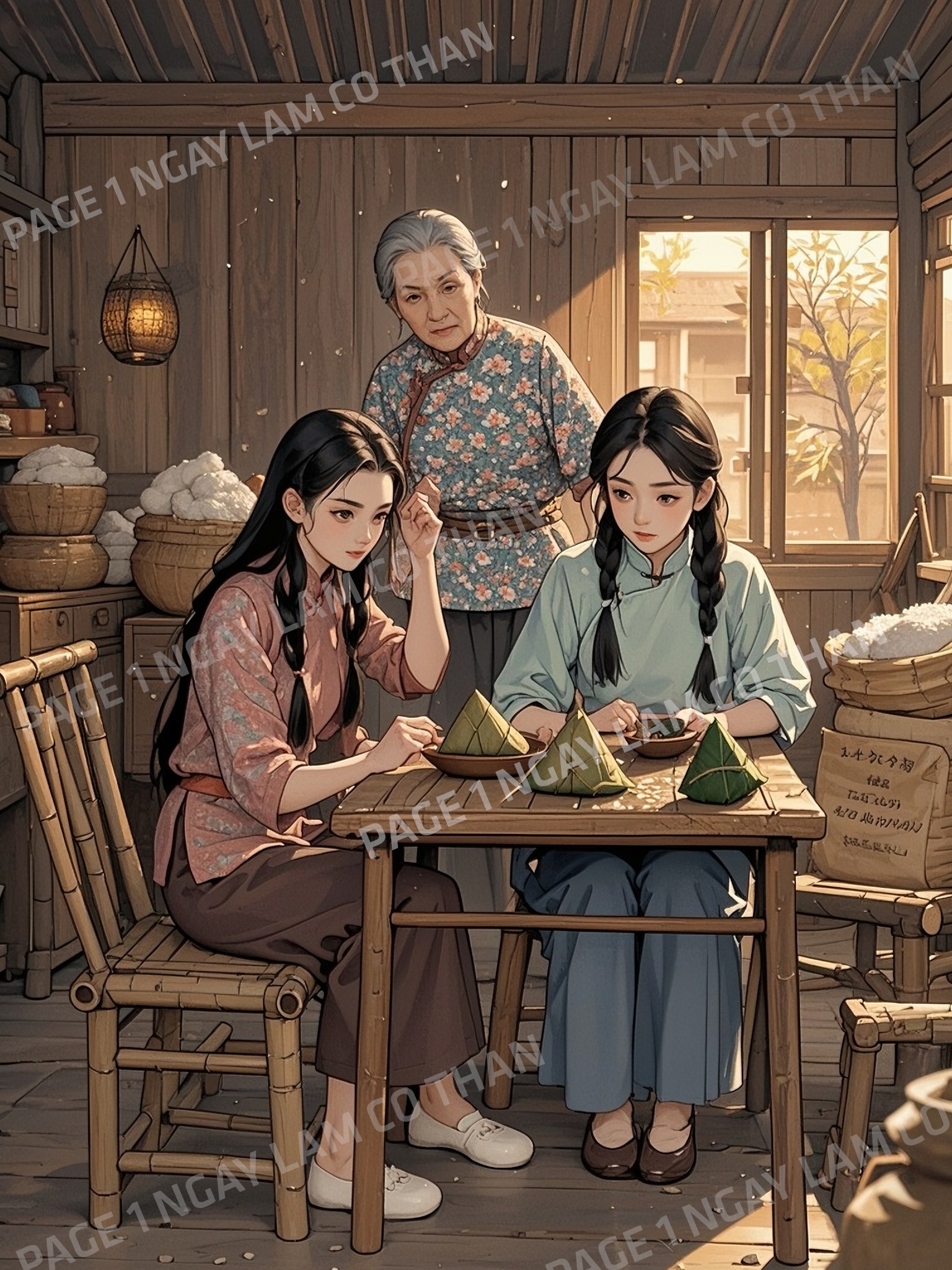 HAI CHIẾC BÁNH CỦA BÀ