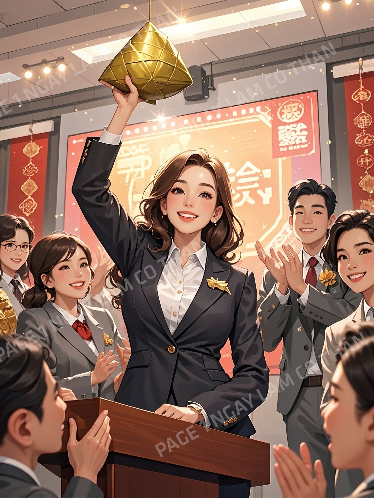 CHIẾC BÁNH Ú BẰNG VÀNG