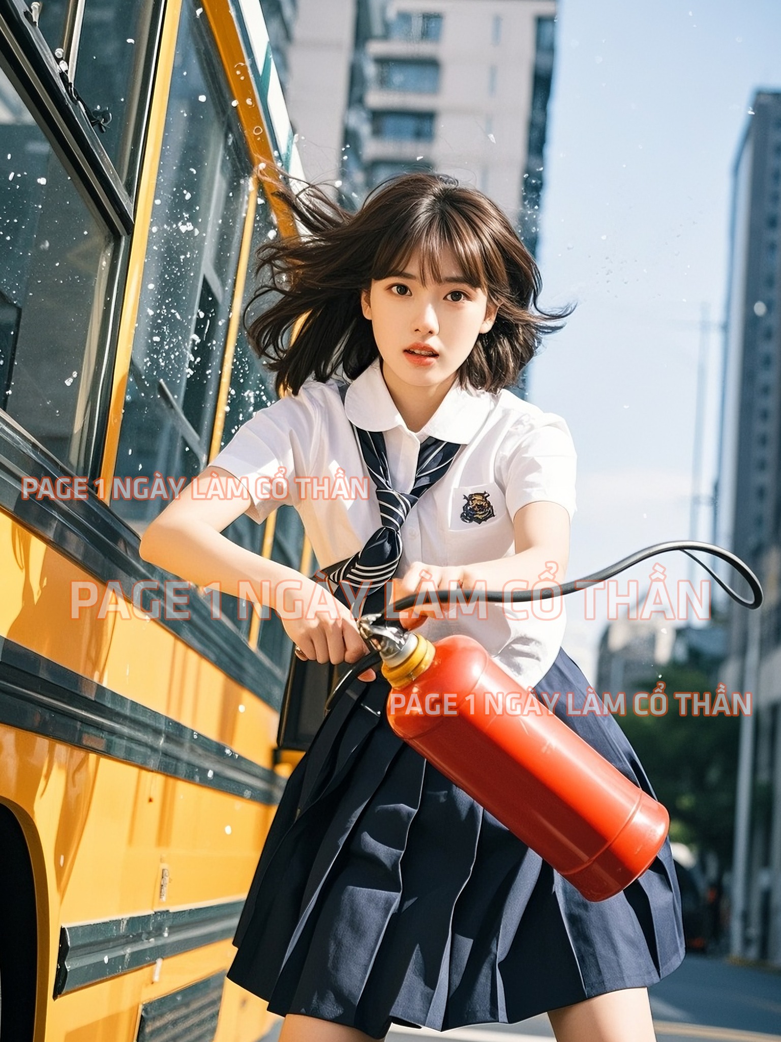 SAU KỲ THI ĐẠI HỌC TÔI TRỰC TIẾP ĐẬP VỠ CÁNH CỬA XE BUS