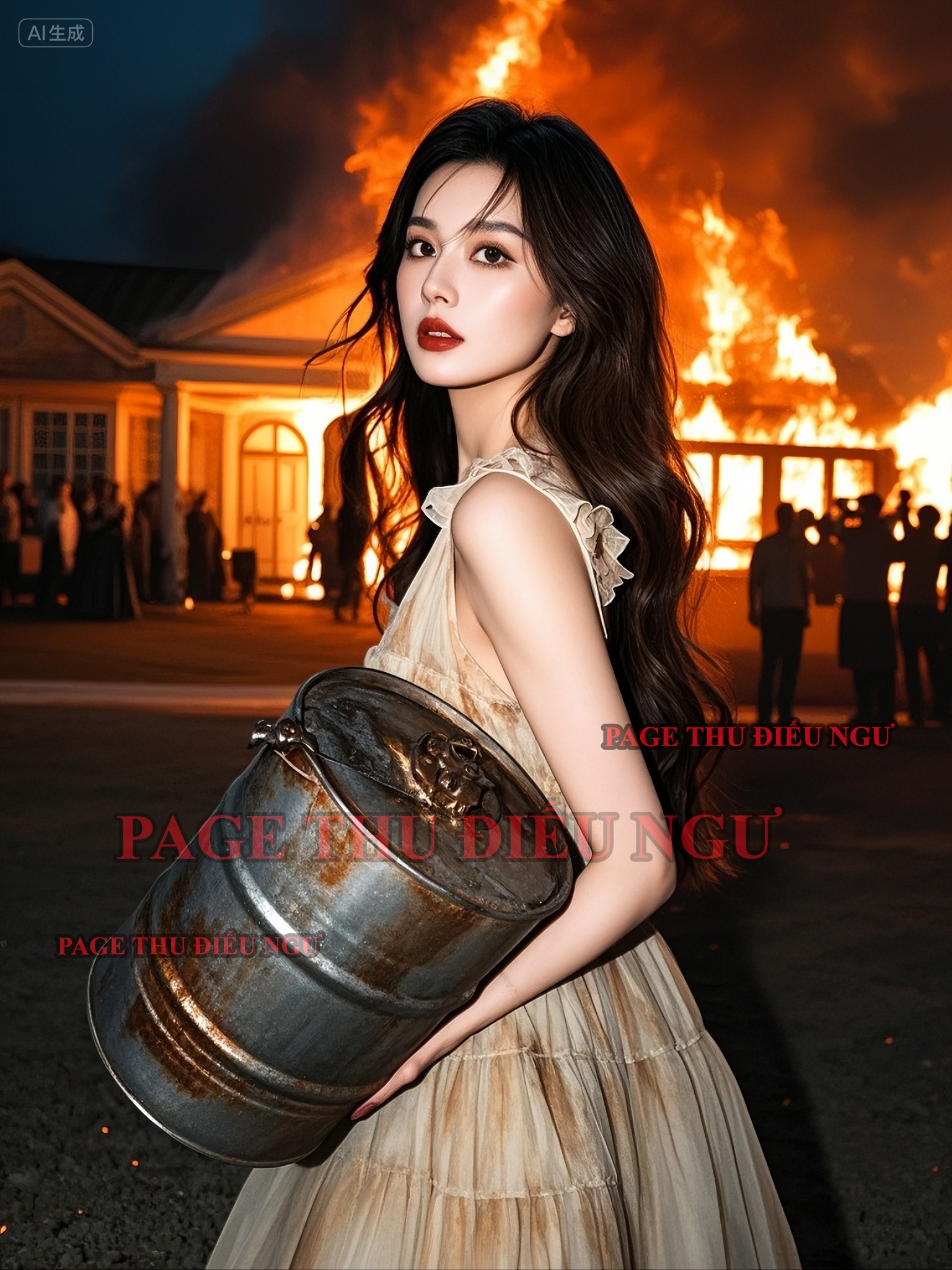 CĂN BIỆT THỰ CHÁY TRONG ĐÊM