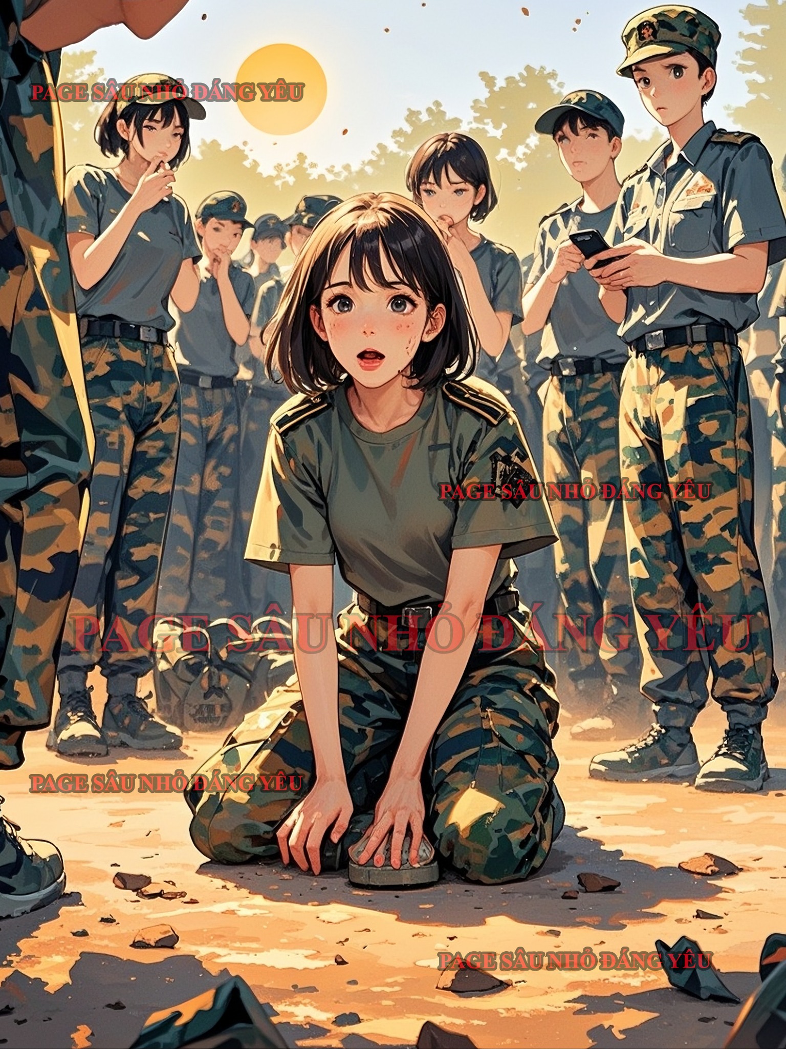 CÔ GÁI TIỂU NHIỀU