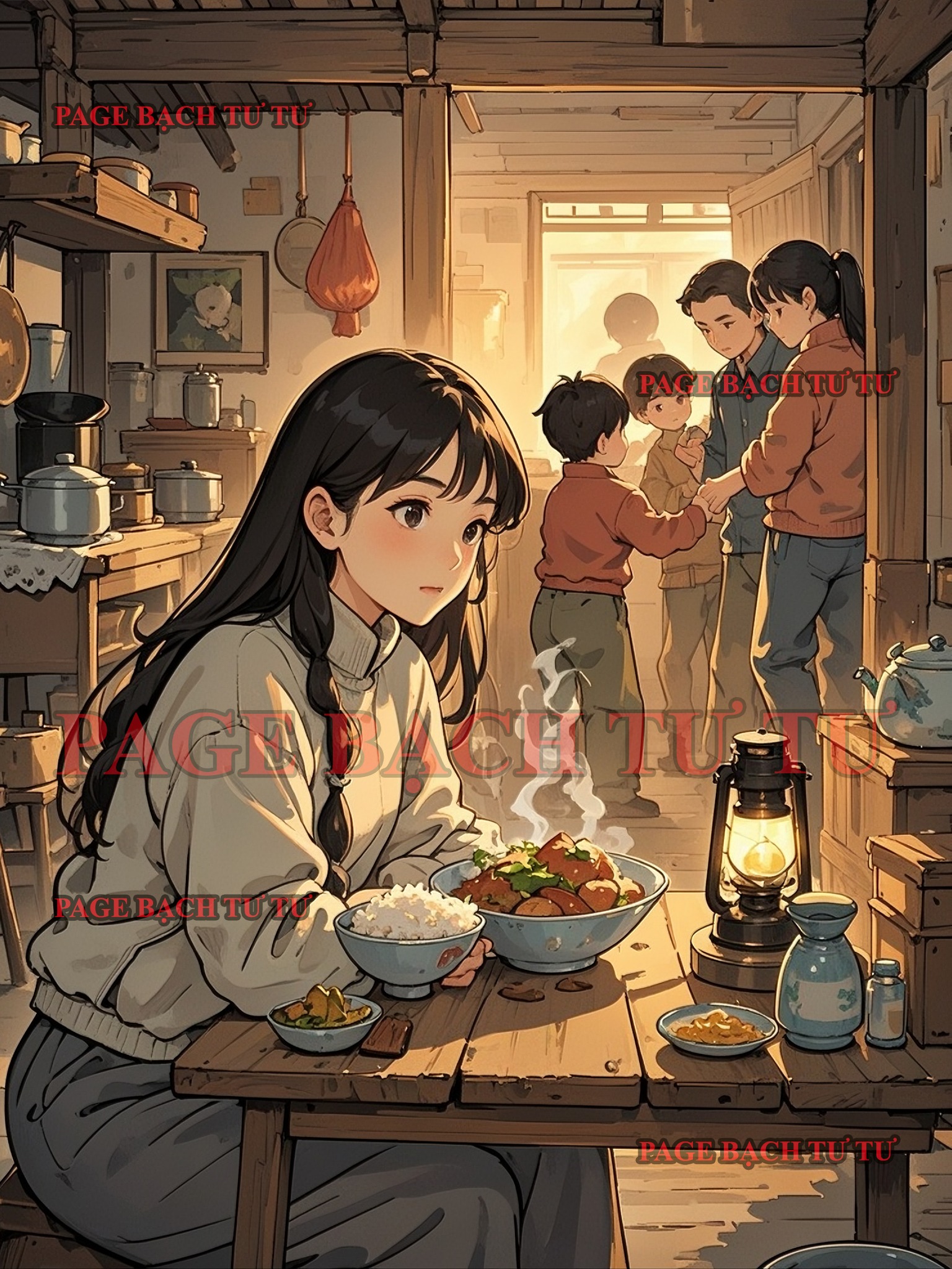 Nắm Xôi Và Đùi Gà