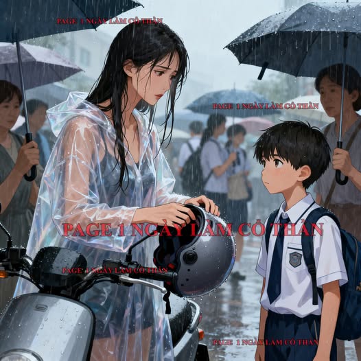 Rời đi trong mưa