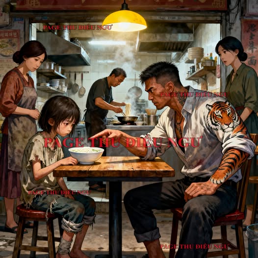 Đứa Trẻ Ăn Mì Không Thịt