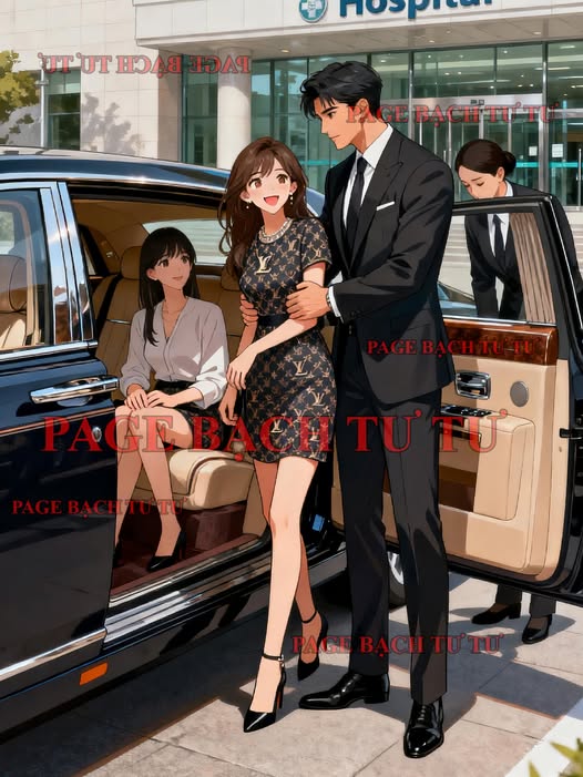 Khi vợ cả ngồi ghép xe sang