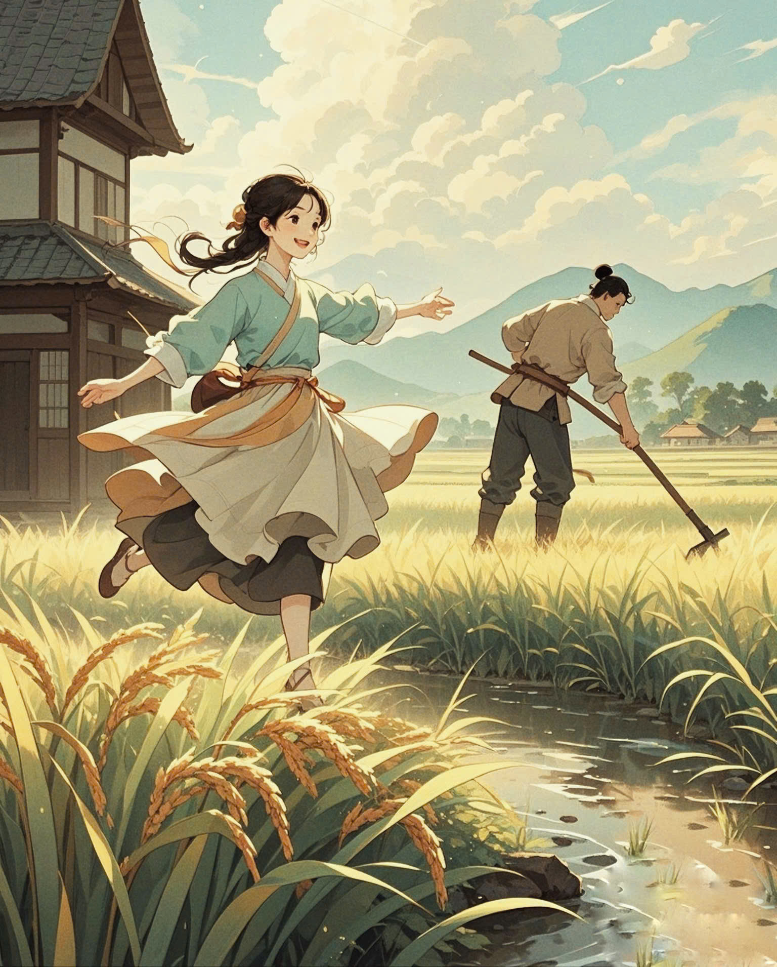 HOA ĐÀO NỞ NƠI ĐẦU THÔN