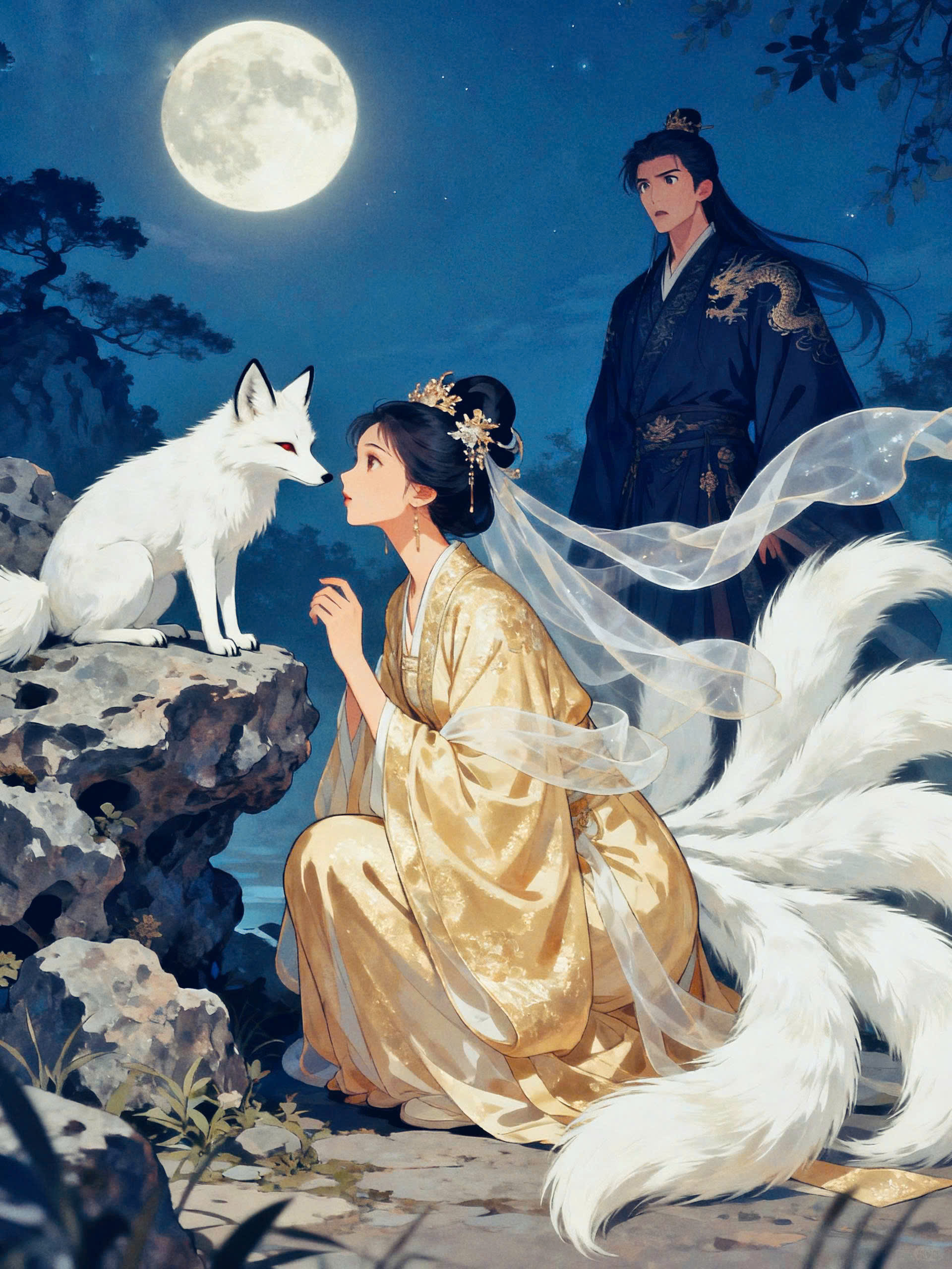 ĐUÔI HỒ GIỮA LONG Ỷ