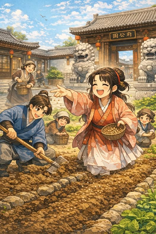 Trồng Rau Trong Phủ Quốc Công