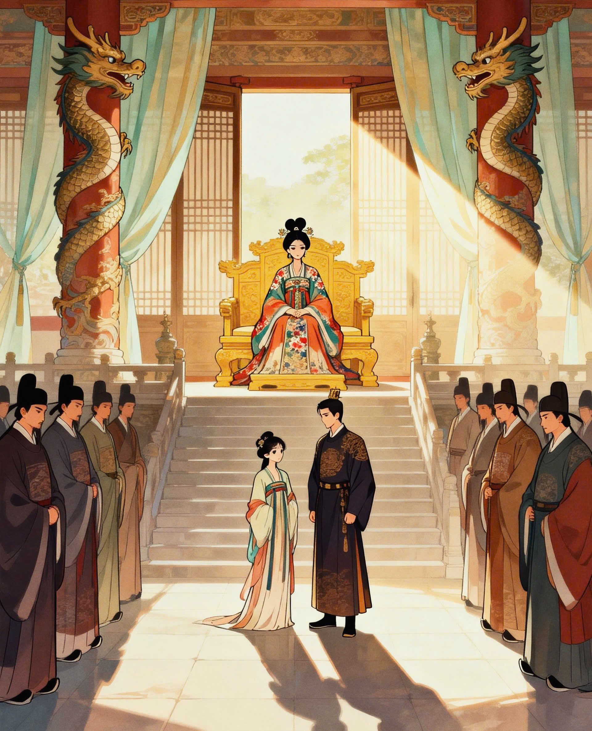 BẠCH LIÊN HOA VÀO CUNG