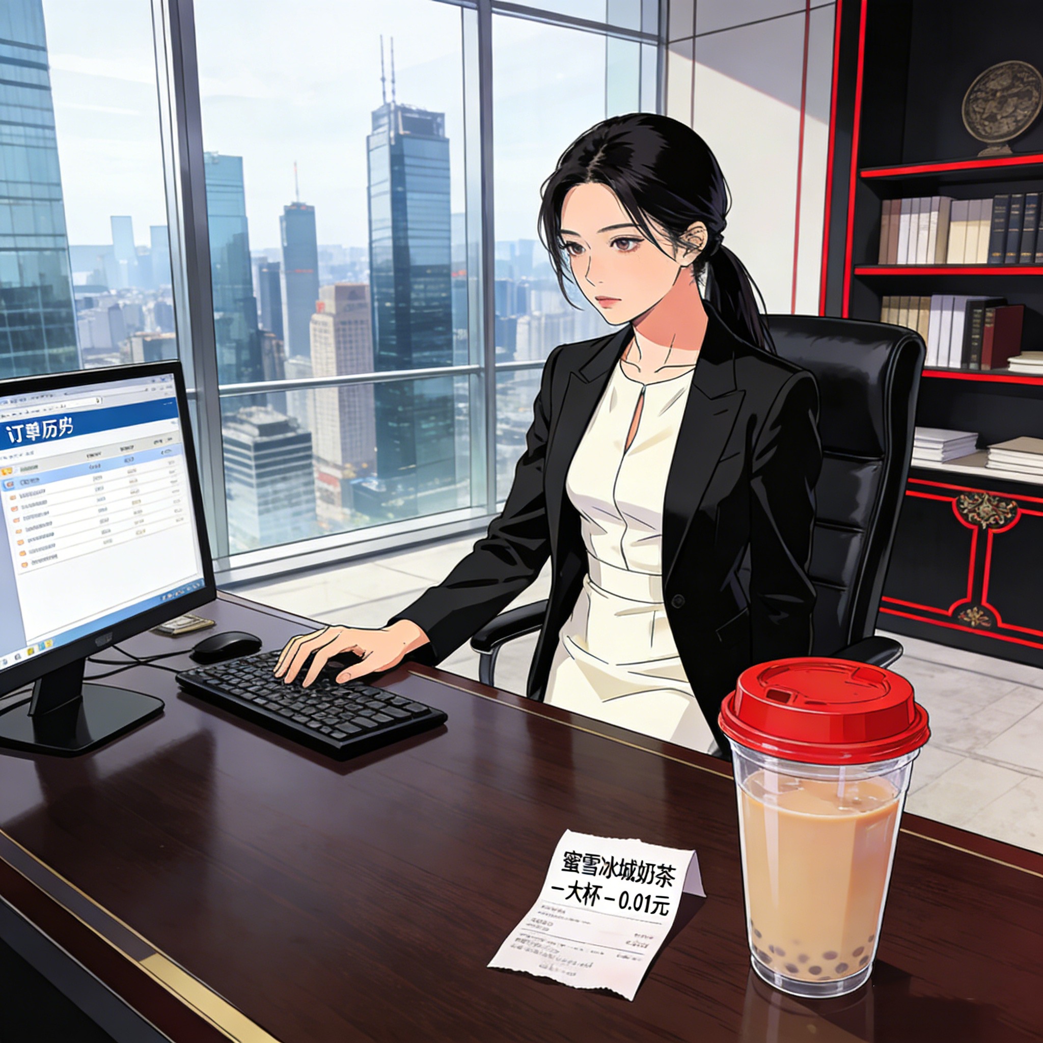 LY TRÀ SỮA MỘT XU CỦA CHỒNG TỔNG TÀI