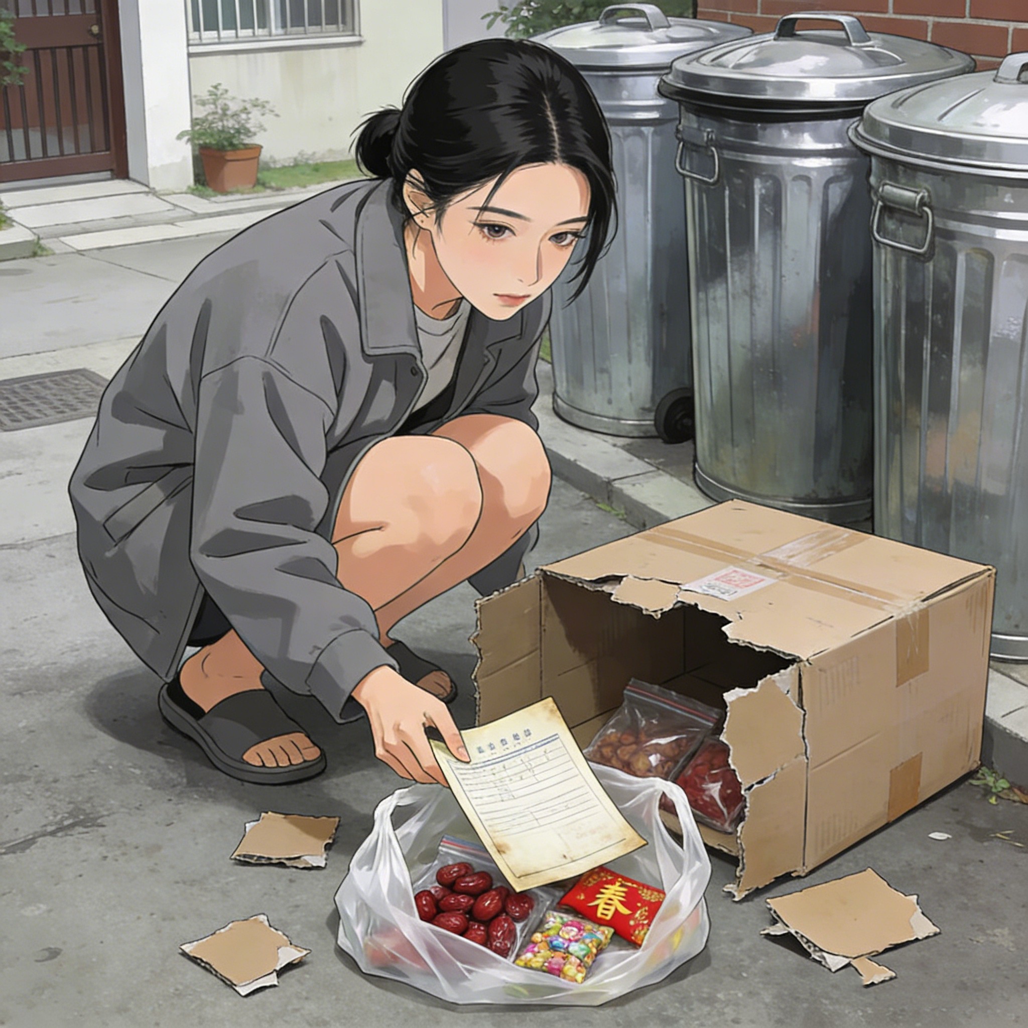 Ngày Tôi Nhặt Lại Thùng Quà Trong Thùng Rác