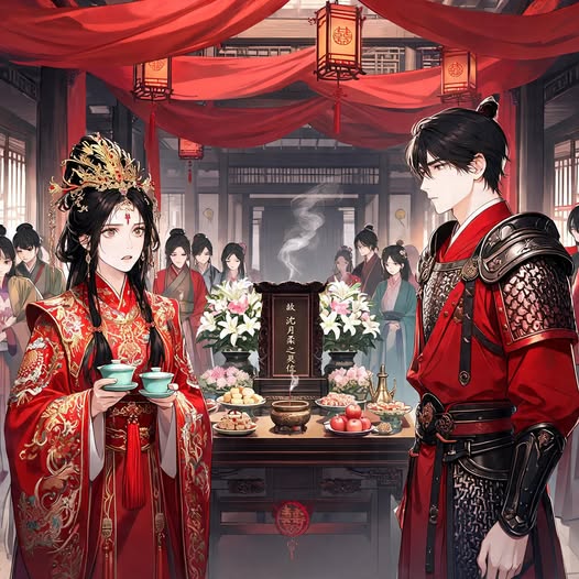 Khăn Đỏ Trùm Bài Vị