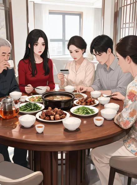 CẢ NHÀ ĐƯA TIỀN CHO CHỊ DÂU
